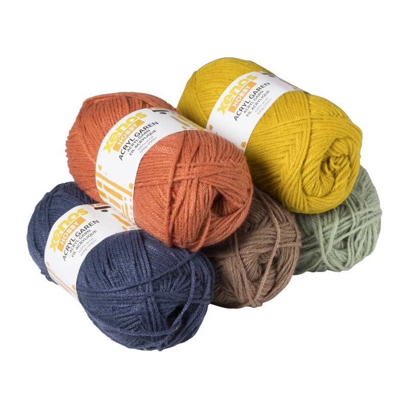 Garen acryl - groen - 100 meter